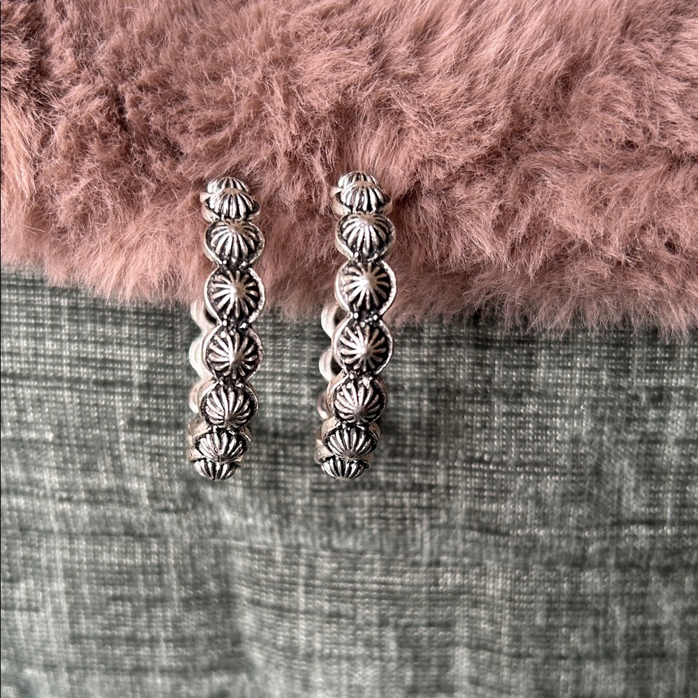 Elegant Silver Hoop Earrings